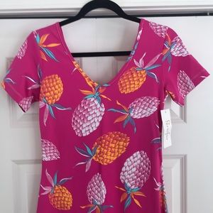 Persifor Pink Pineapple Maxi Dress